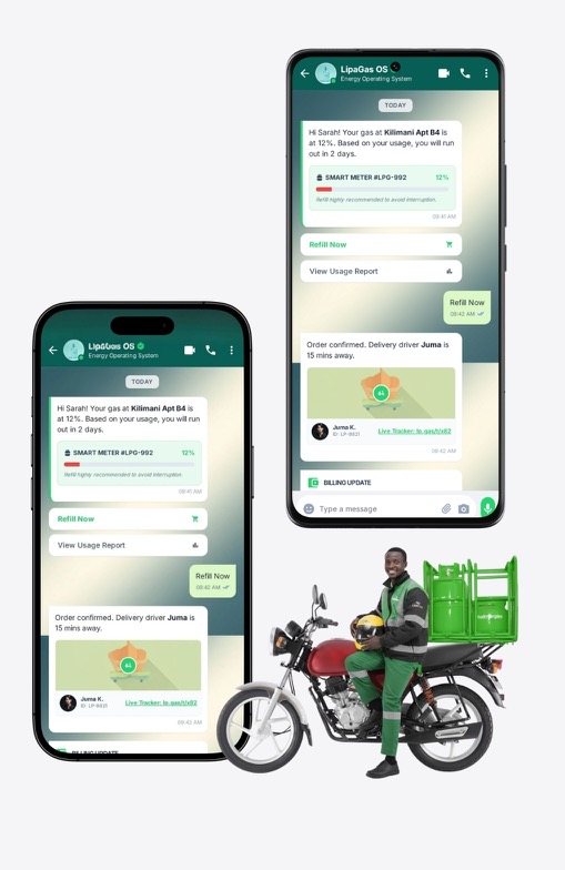 Bulk Energy Supply, front exterior, Lipagas Music app with Home Screen open, next to Services Pro 3 in open MagSafe Charging case